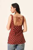 Rama Maroon Short Kurti For Women